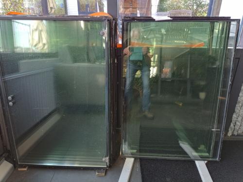 Dubbelglas 70,5 x 95.5 cm, 28 mm. dik, 8 stuks