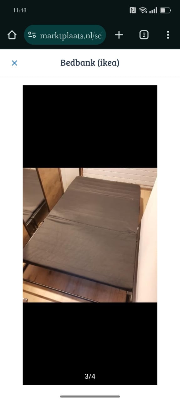 Bedbank ikea