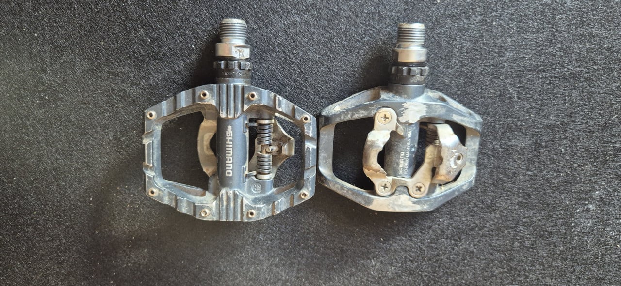 Shimano spd combi pedalen.