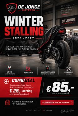 Winterstalling - Stal uw motor veilig en verwarmd