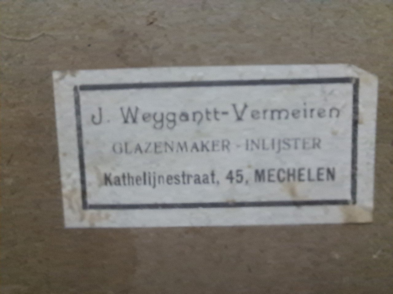 WO 1 oorkonde