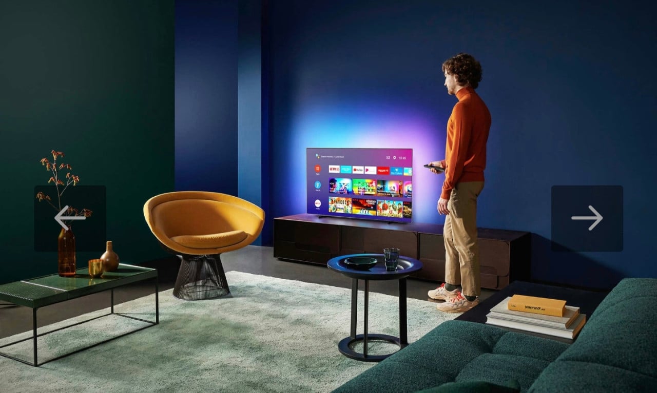 Oled 4K 100Hz tv is van  philips 55inch