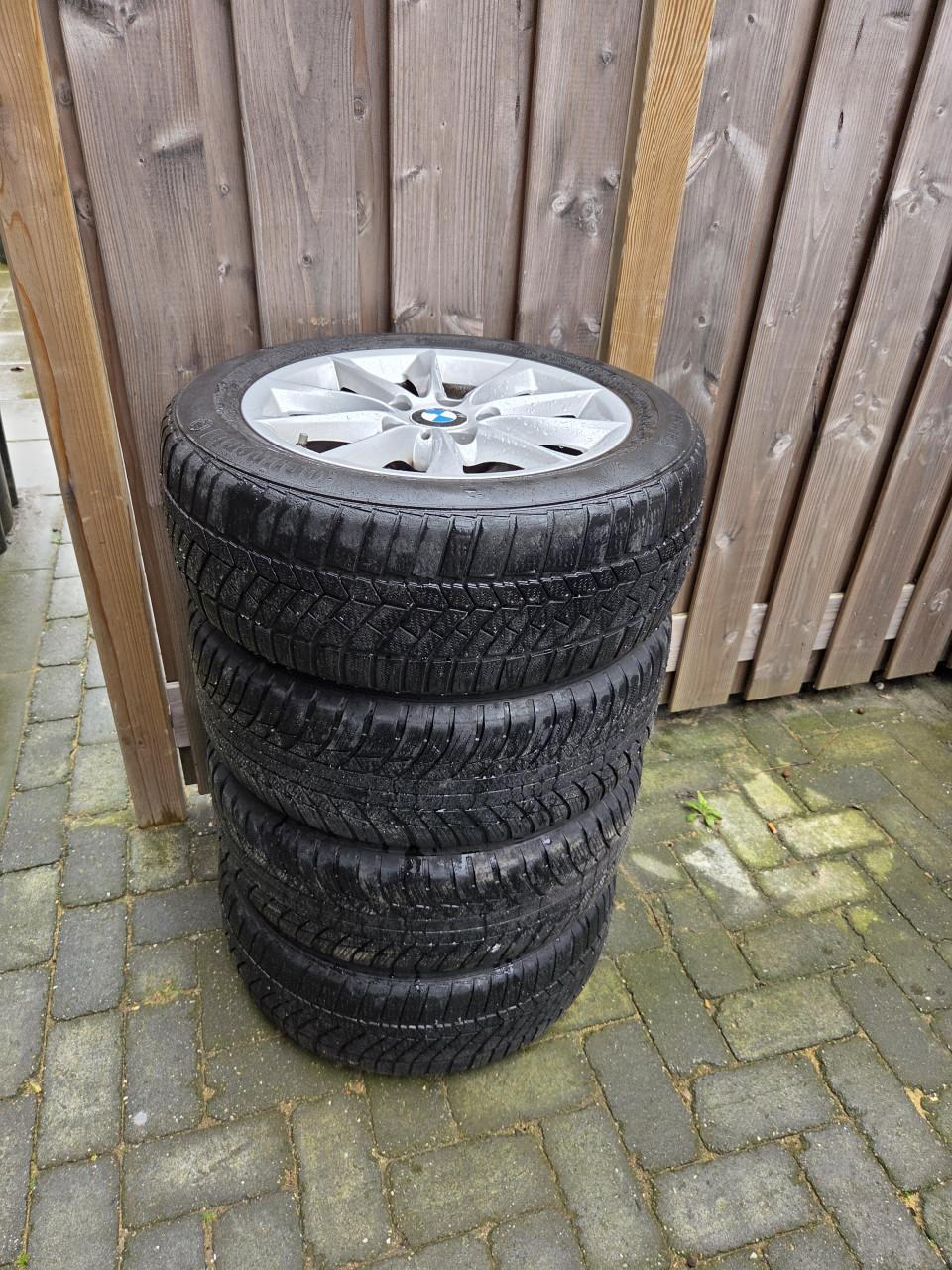 Licht metalen velgen BMW incl winterbanden