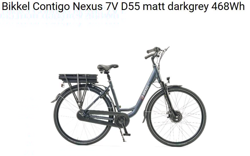 Nieuw voor superprijsje Bikkel Contigo E bike Nederlands Fabricaat