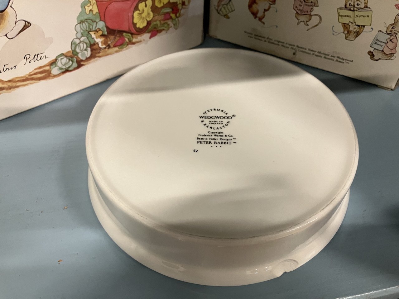 Wedgwood Peter Rabbit Nursery set + bijpassend Schaaltje