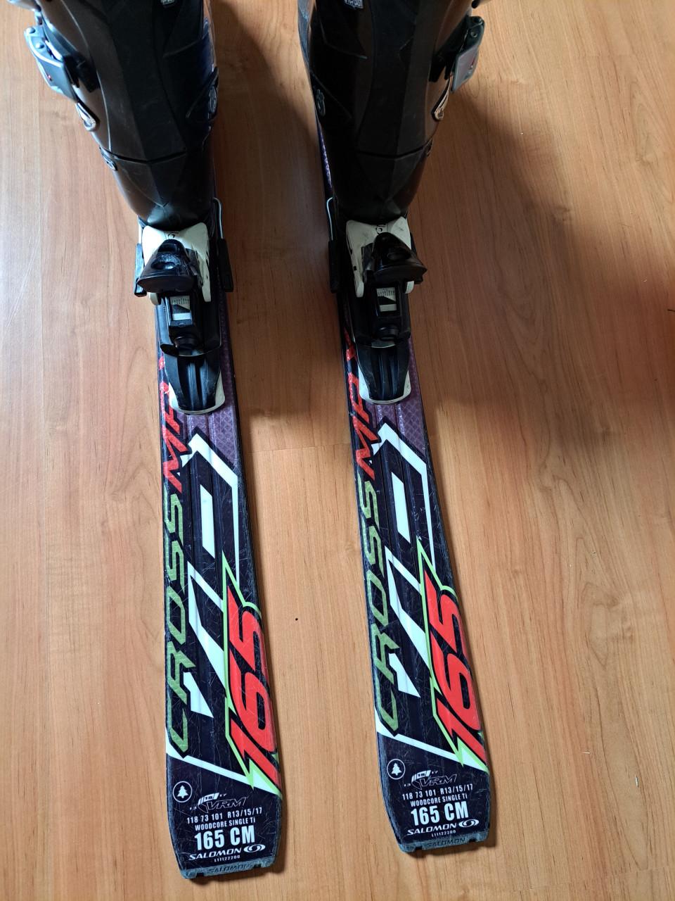 1 set Ski's + schoenen maat 42-43