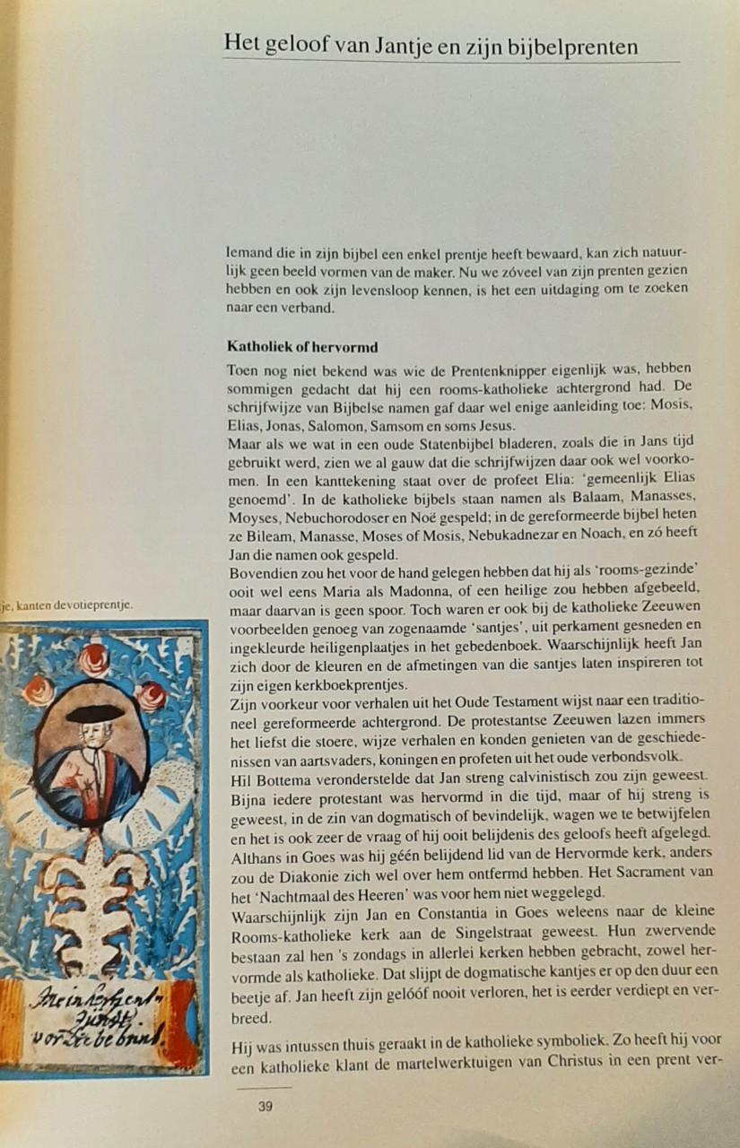 Jan de Prentenknipper, door Joke en Jan Peter Verhave, Zeeuwse Volkskunst