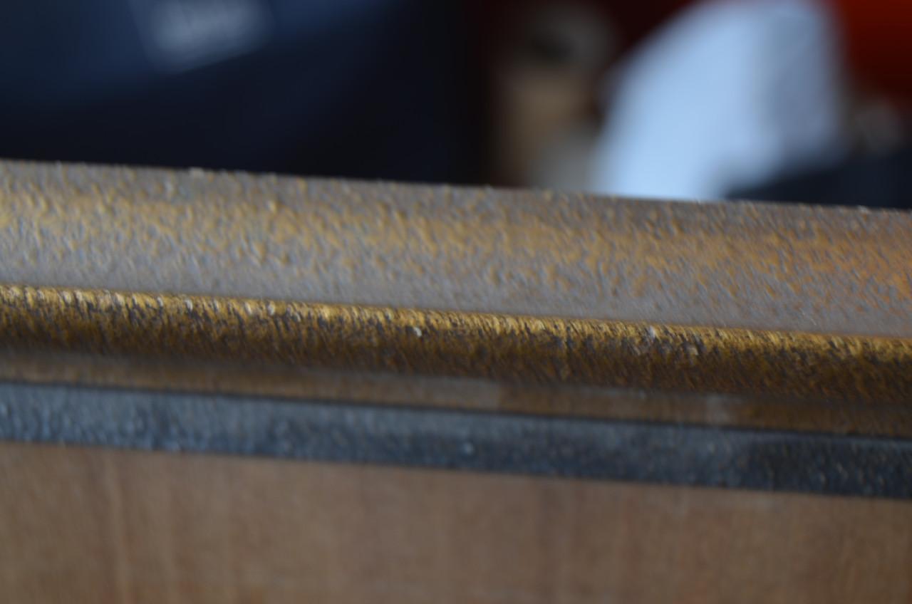 Grote kleurenets (?) Stadsgezicht Brugge, gesigneerd 'van Meulen'