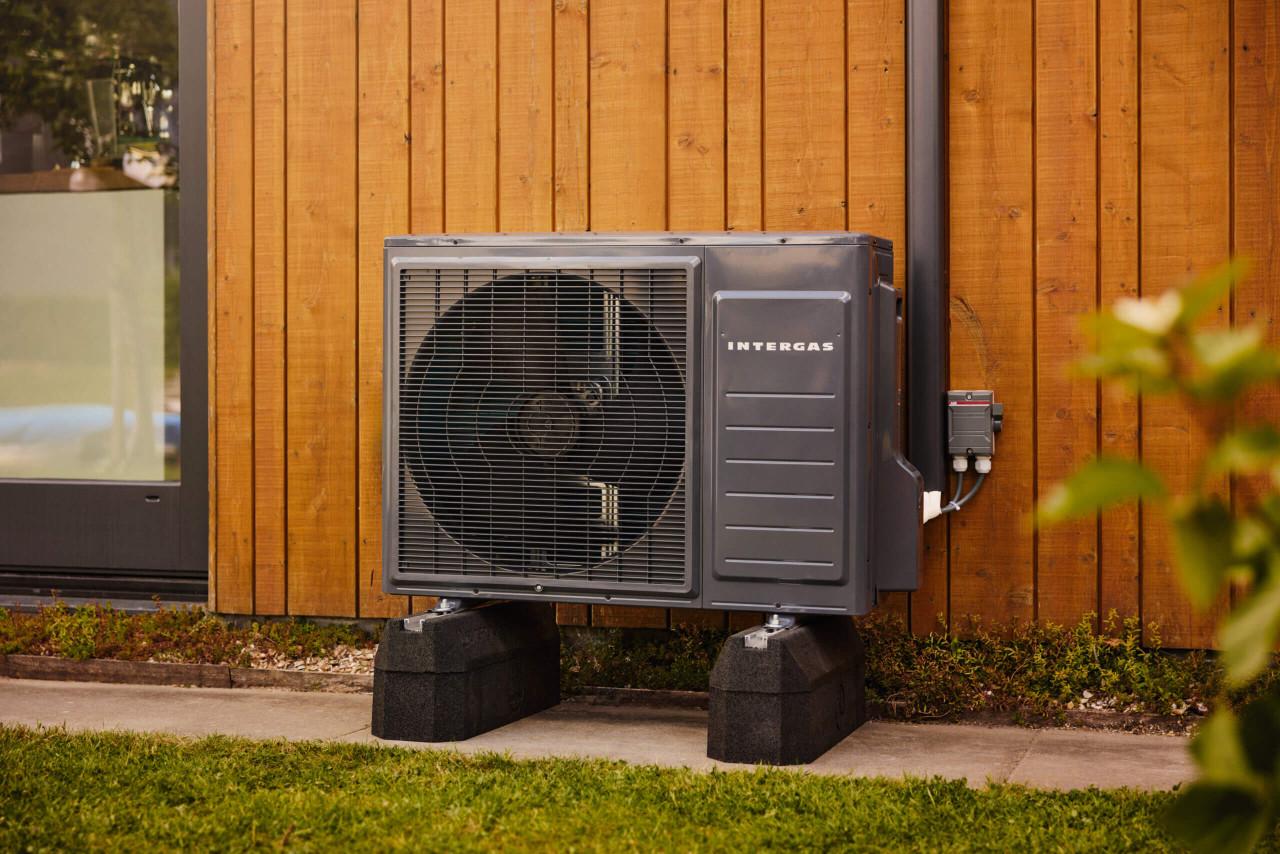 Hybride warmtepomp Intergas Xtend Cool Grey 5 kW