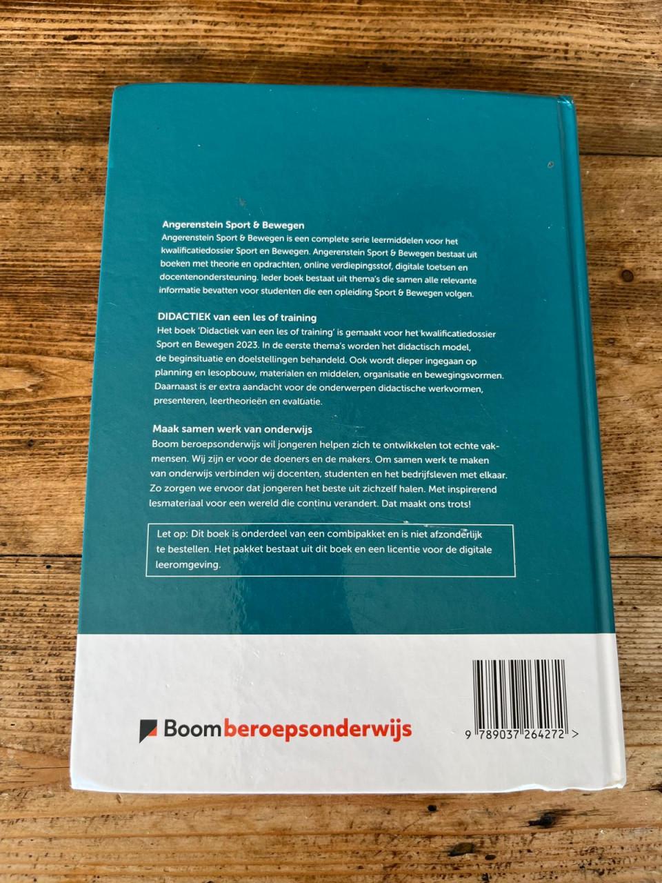 Cios studieboek Didactiek van een les of training