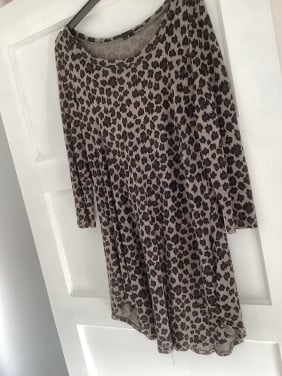 Nieuw tuniek panterprint maat xl