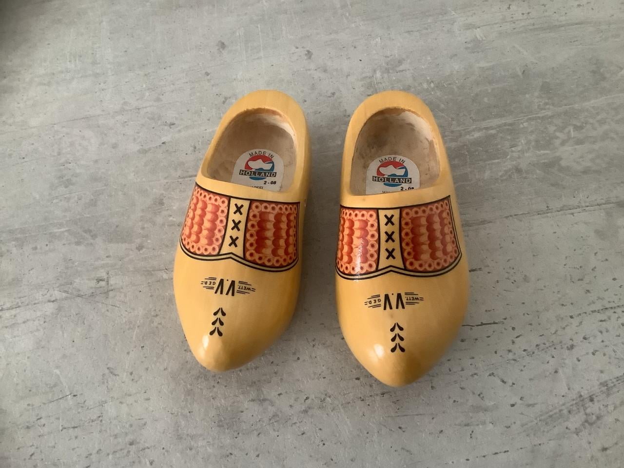 Nieuwe houten Kinder Klompen maat 19