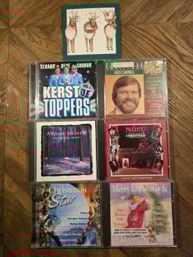 6 kerst cd's