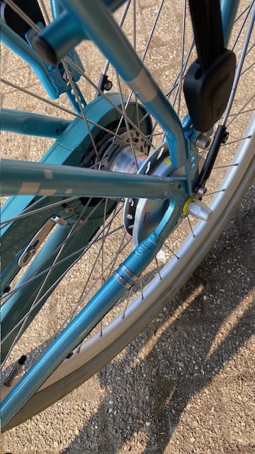 Nieuwe school/werkfiets cortina/vogue elite , dubbelle standaard, rek 899,0