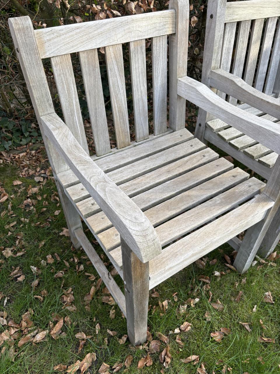 Tuinstoelen teakhout
