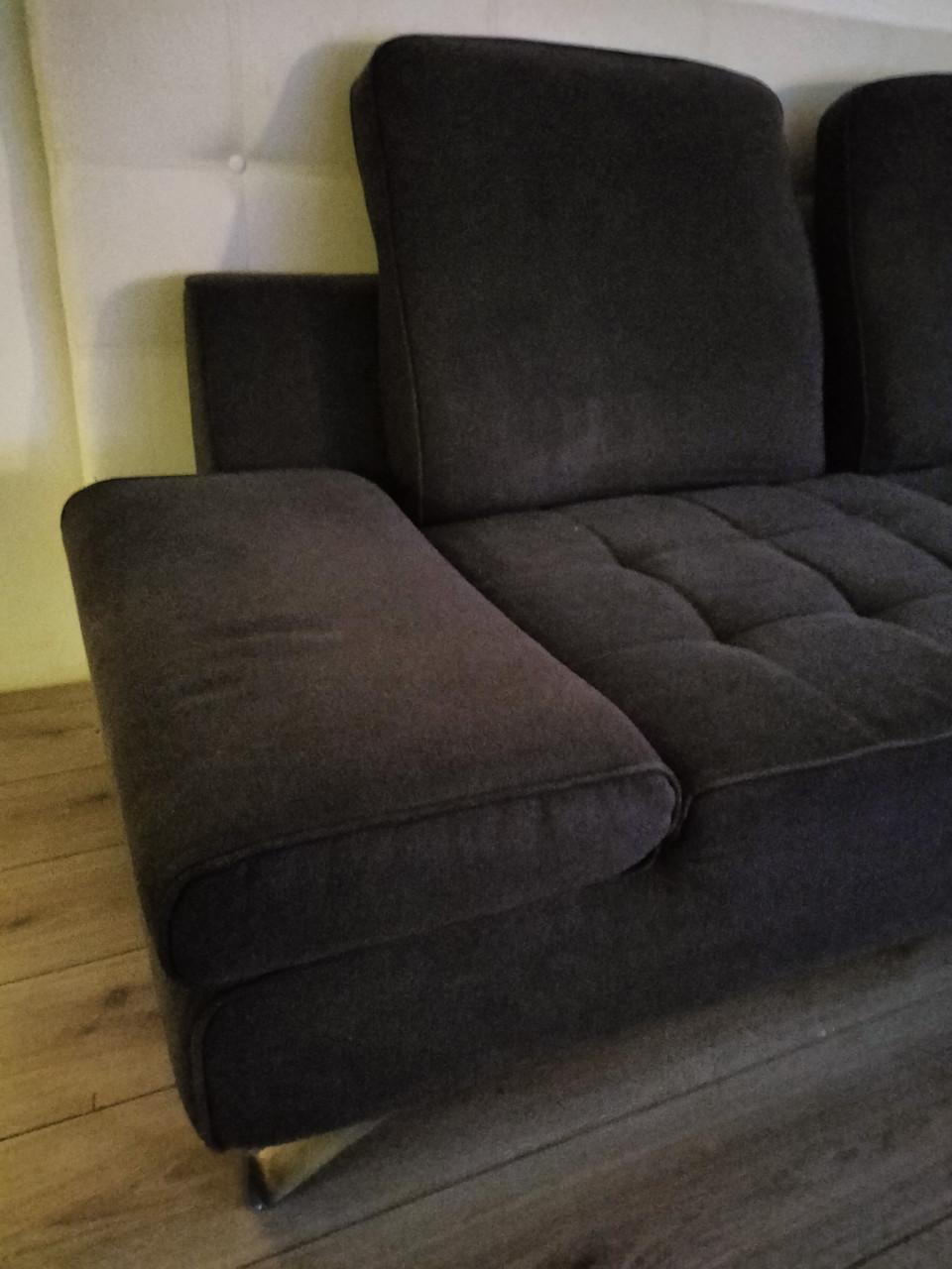 Hoekbank donker grijs