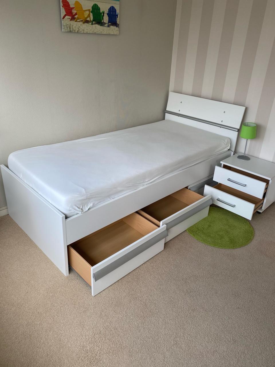 Zgan eenpersoons bed compleet