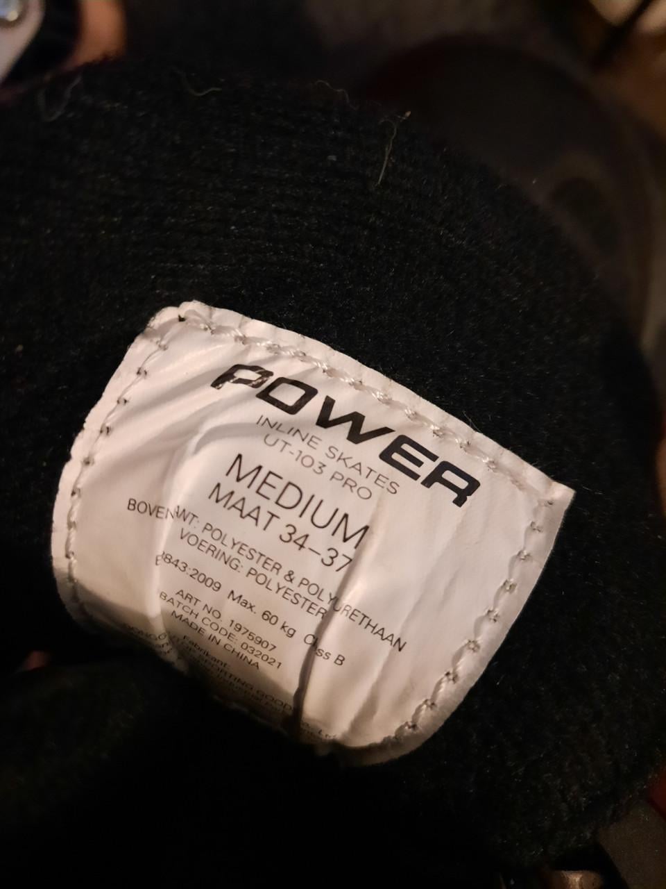 Inline Skates Power maat 34-37