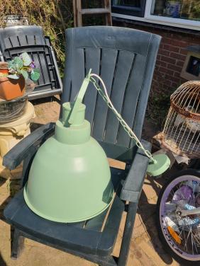 4 x LAMPEN - Industriele - Enorm Grote Vintage & Diverse Lampen