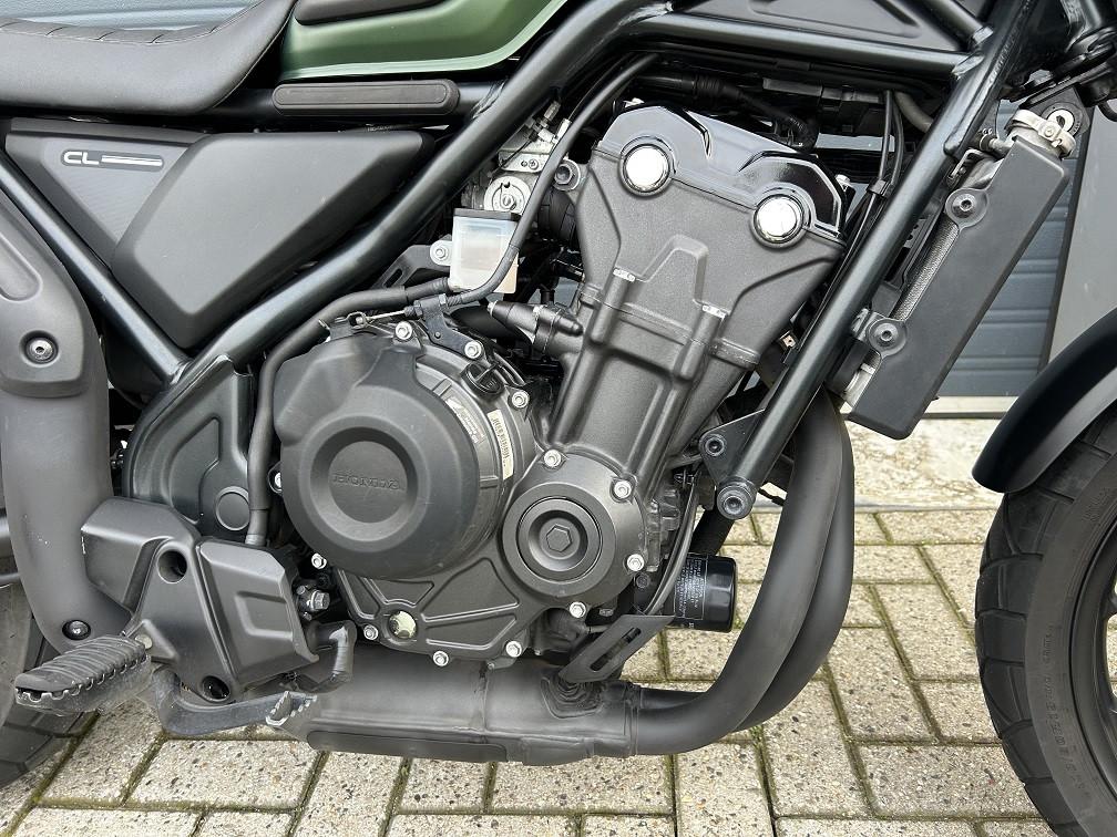 Honda CL500, in nieuwstaat zijne retro-style uit 2024 met 12dkm €5750,-