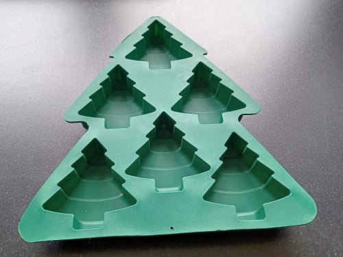 Siliconen bakvorm kerstboompjes