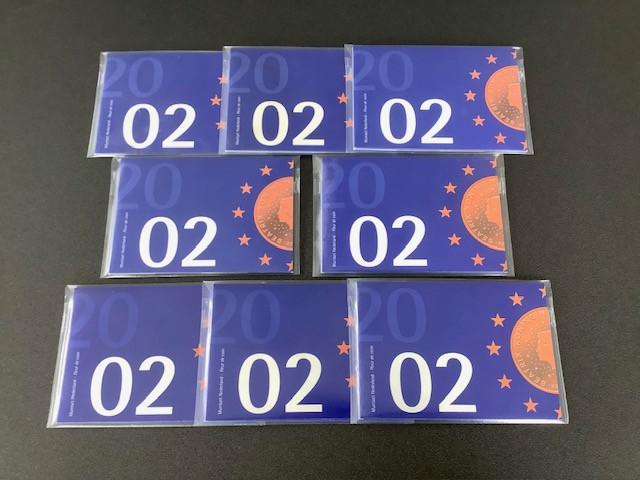 Nederland, euro FDC jaarset 2002.