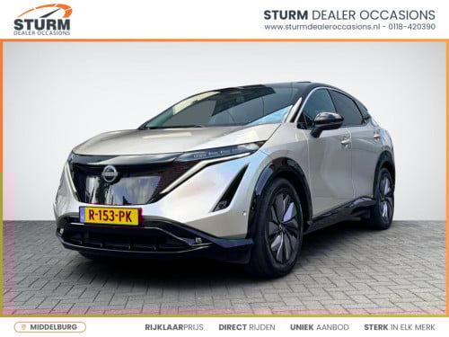 Nissan Ariya evolve 91 kwh nl-auto + 1e eigenaar! | panoramadak | stoelverw
