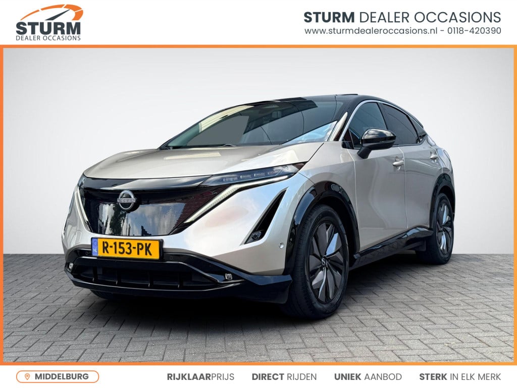 Nissan Ariya evolve 91 kwh nl-auto + 1e eigenaar! | panoramadak | stoelverw