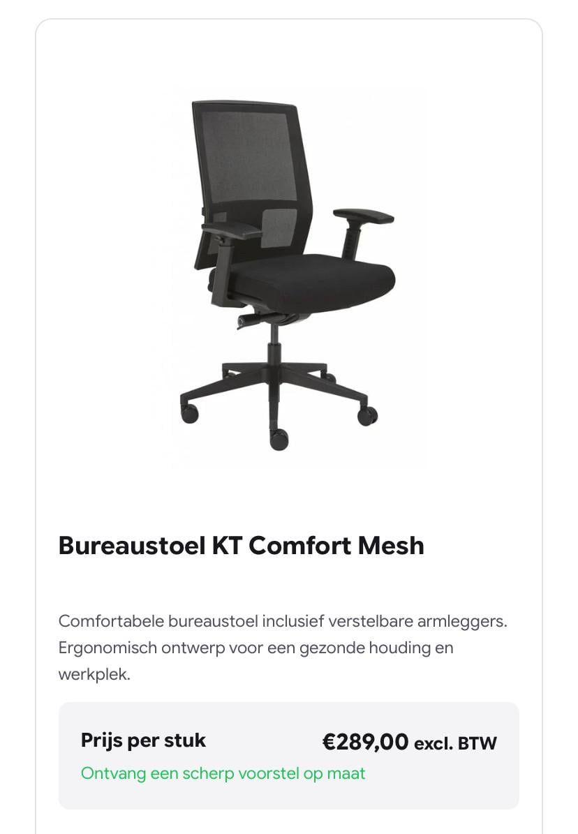 Ergonomische Bureaustoel