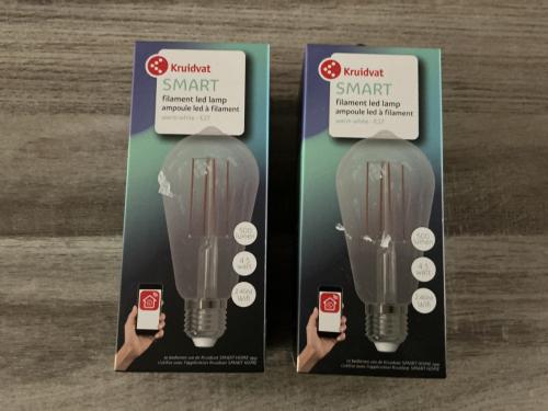 Smart filament LED lampen