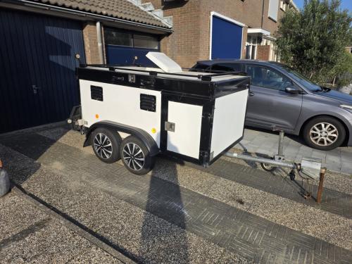 Mooie honden aanhangwagen