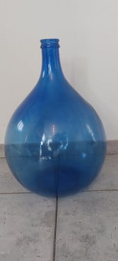Kobaltblauwe fles