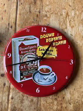 Douwe Egberts reclameklok
