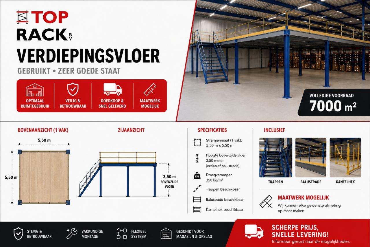 Gebruikte verdiepingsvloer merk Anera