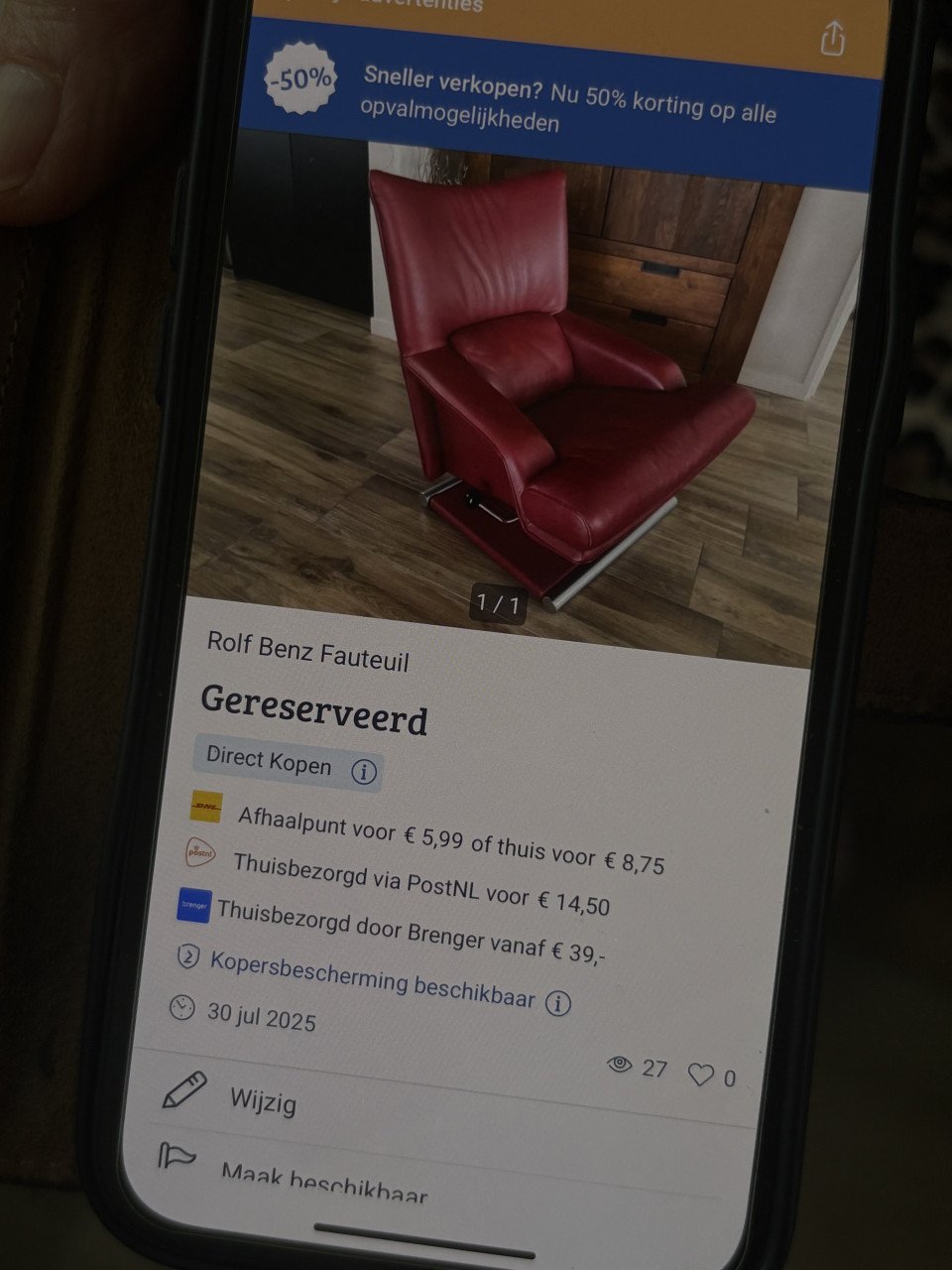 Rolf Benz Fauteuil