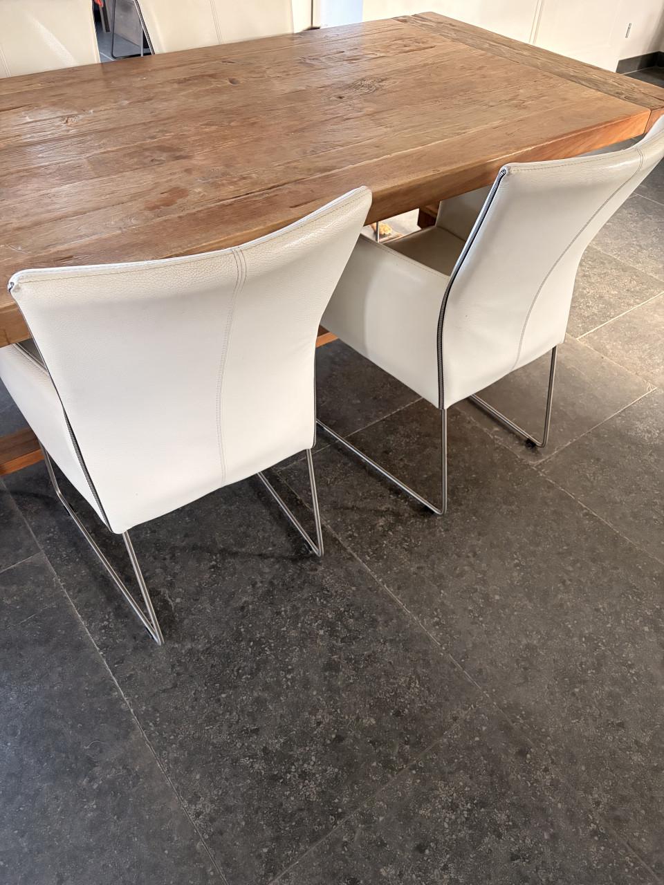 Eetkamerstoelen LEDER (6 stuks)