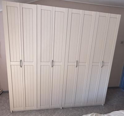 Garderobekast wit (IKEA) - opknapper