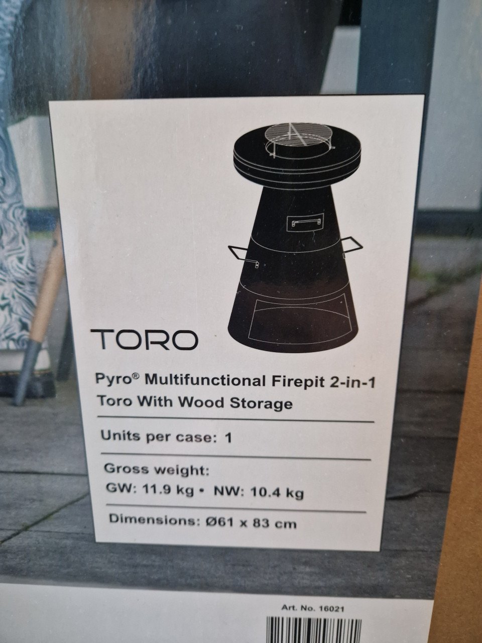 Vuurkorf met bakplaat en grill