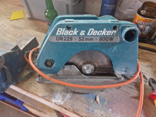 Black & decker cirkelzaag