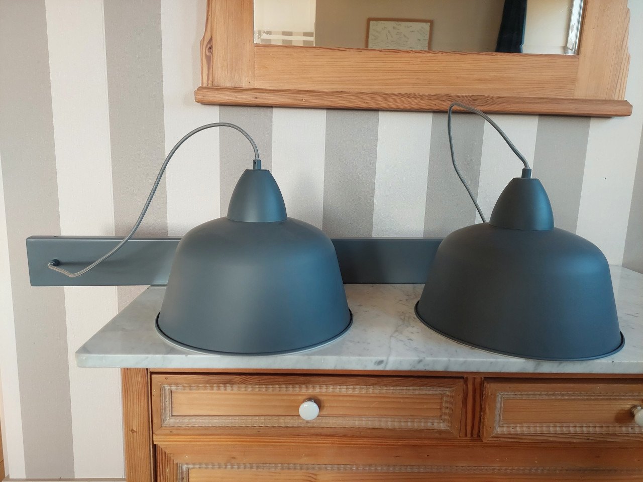 Hanglamp grijs
