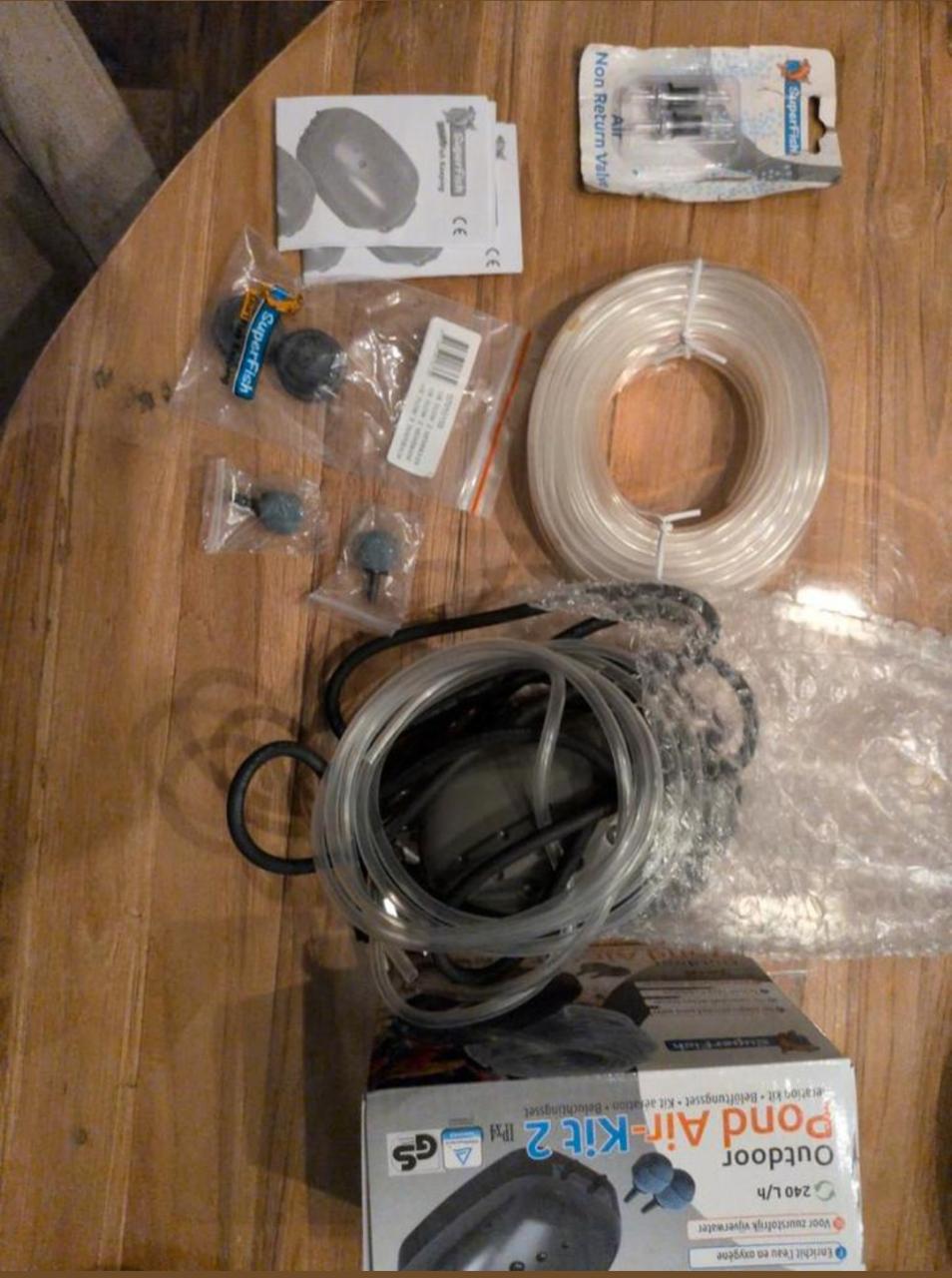 Nieuw pond air 2 beluchtingsset vijver beluchting pomp