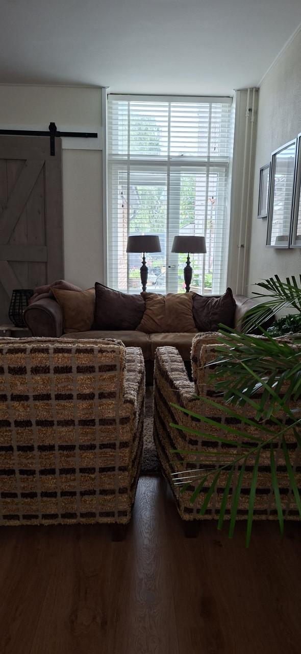 Bank en 2 stoelen