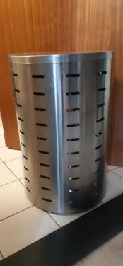 Design wasmand van roestvrij staal