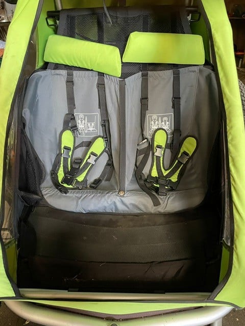 Fietskar: Croozer Kid for 2 Kinderkar Groen 2014