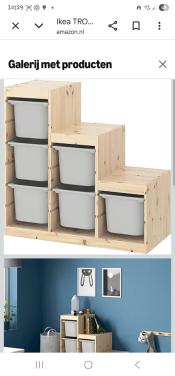 Trofaskast Ikea met bakken