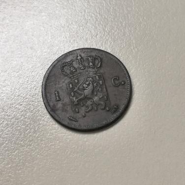 Mooie set 1 cent munten Willem I (1822 & 1828)