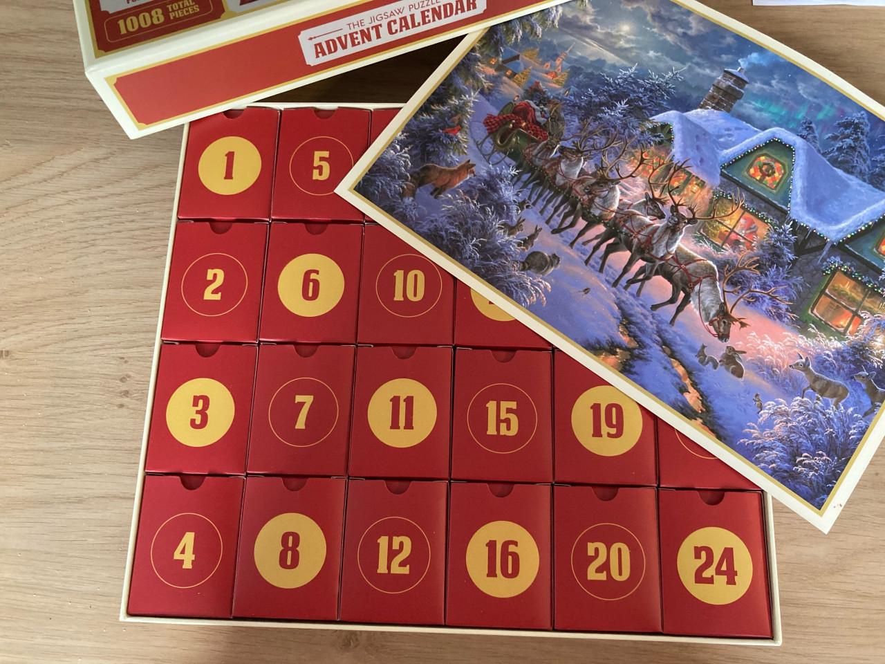 Legpuzzel advent - Kerstmagie van Abraham Hunter