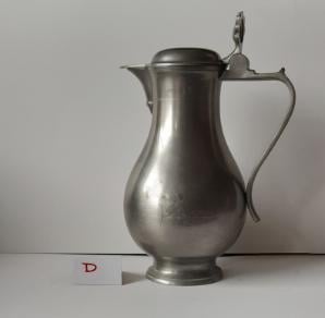 Tinnen kannen met deksel : 4 verschillende modellen