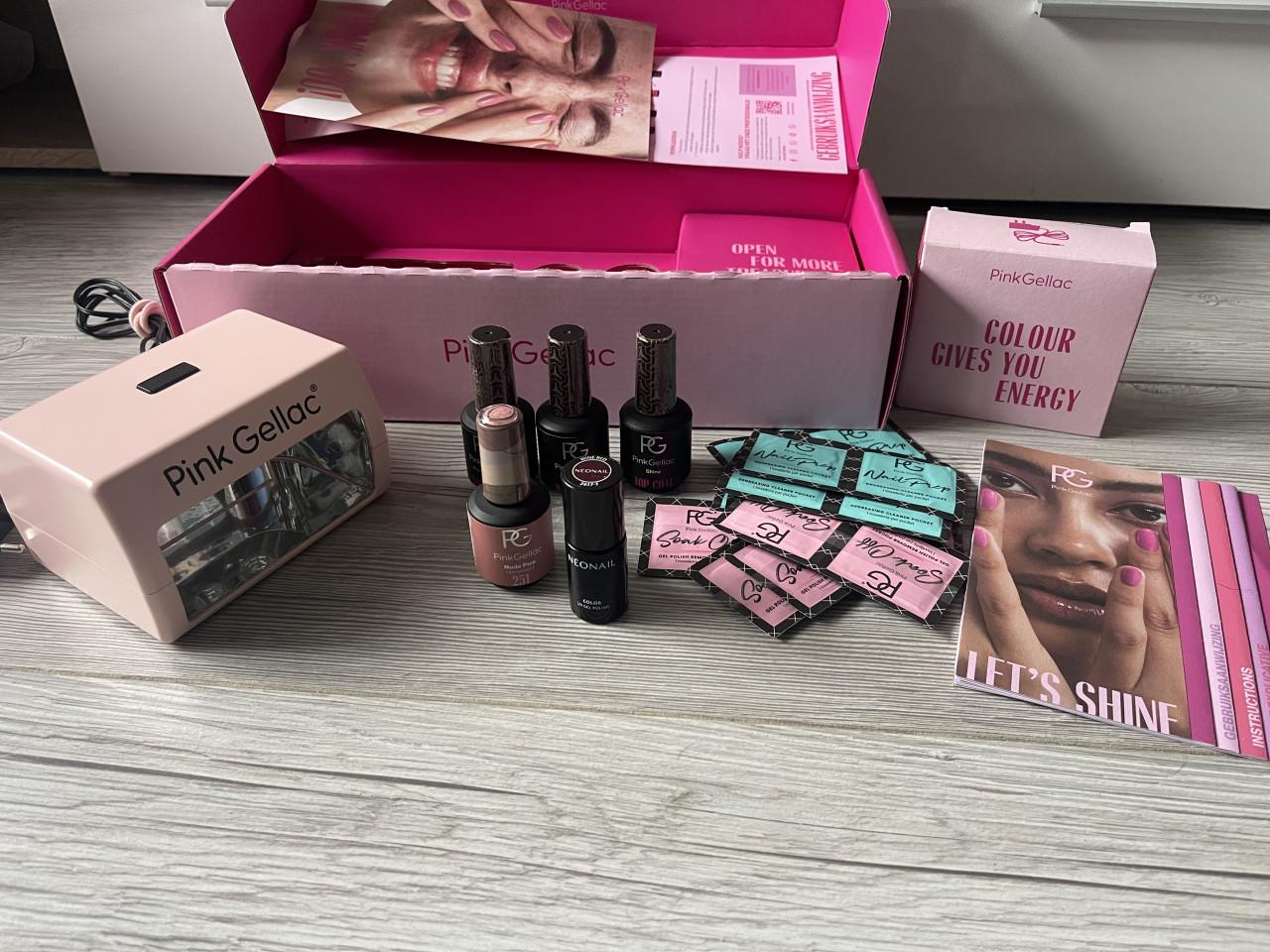 Pink gellac complete startersset