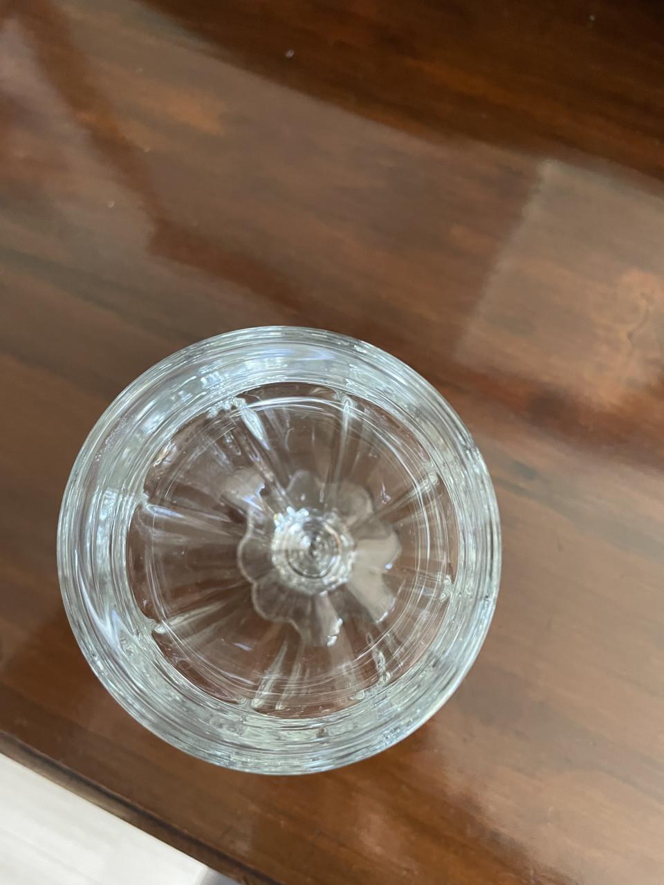 4 kristallen wijn en cava glazen